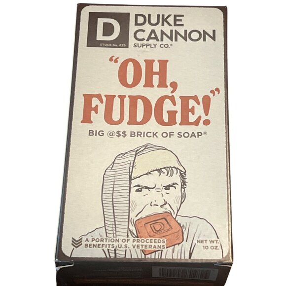 Duke Cannon "Oh Fudge!" Big A$$ Brick Of Soap 10 Oz 3 pack - Picture 2 of 6